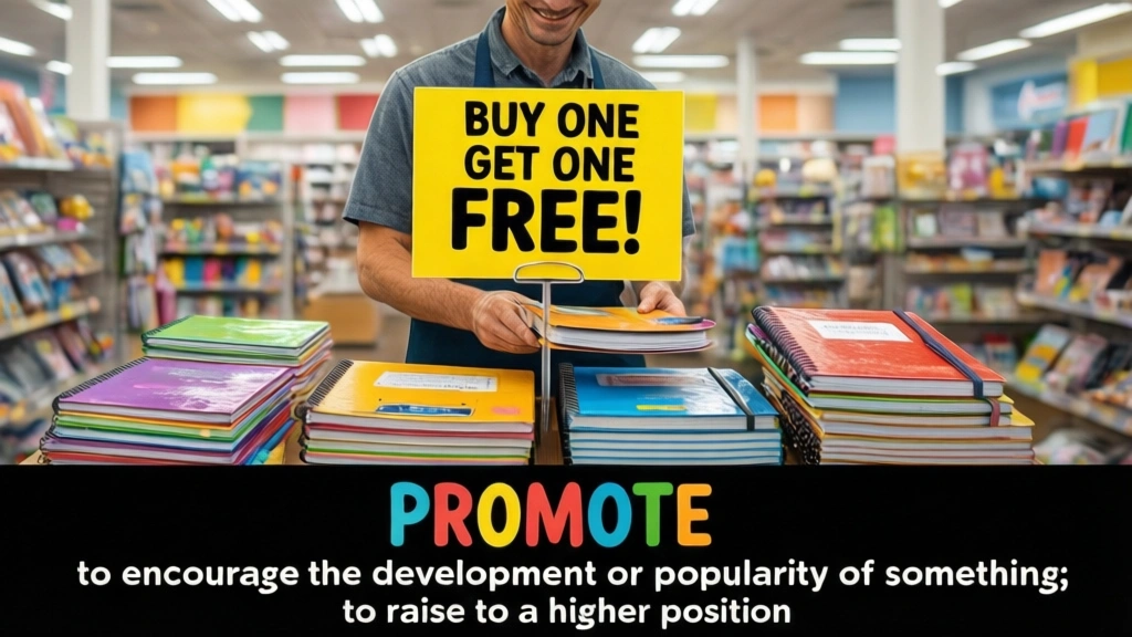 English Illustration for promote